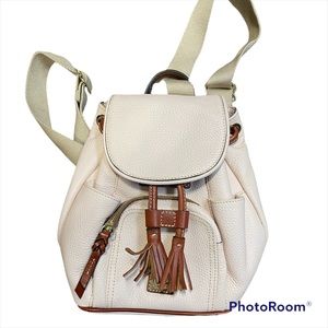 Light pink dooney & Bourke pebble leather small Murphy backpack